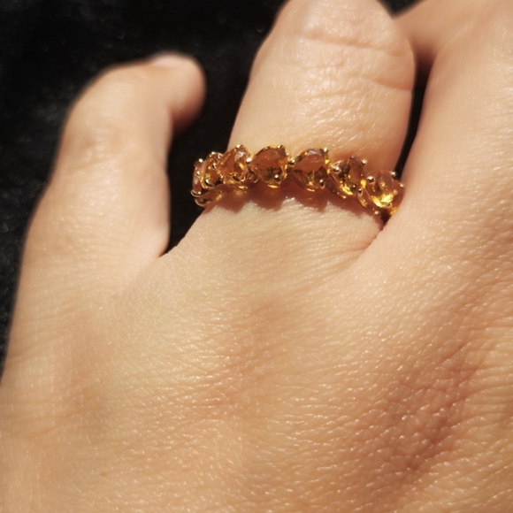 Set Citrine Gem in 18k japan gold. - Picture 2 of 10